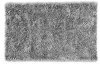 Kúpeľňová predložka Ella 50x80 cm, strieborná