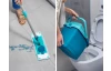Upratovací set Leifheit PowerClean M, tyrkysový