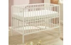Detská baby postieľka Celia 60x120 cm, biela
