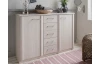 Komoda so zásuvkami Luxor 125 cm, polárny smrekovec