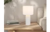 Stolná lampa Blair 36 cm, biela