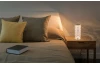 Stolová LED lampa Gixi 21 cm, imitácia krištáľov