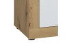 TV skrinka Brilon, 150 cm, dub artisan/biela