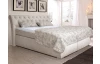 Posteľ boxspring Agnes 180x200 cm, krémová látka