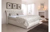 Posteľ boxspring Agnes 180x200 cm, krémová látka