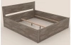 Posteľ s úložným priestorom Fava Box 180x200 cm, šedý buk