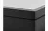 Postel boxspring Aston 160x200 cm, antracitovo šedá látka