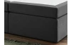 Postel boxspring Aston 160x200 cm, antracitovo šedá látka