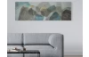 Ručne maľovaný obraz Abstrakce I 150x50 cm, 3D štruktúra