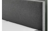 Postel boxspring Aston 180x200 cm, stredne šedá látka