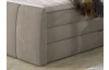 Posteľ boxspring Fresco 180x200 cm, béžová látka