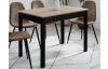 Jedálenský stôl Capri 110x67 cm, dub artisan/čierny