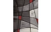 Koberec Brilliance 120x170 cm, šedo-červená abstrakcia