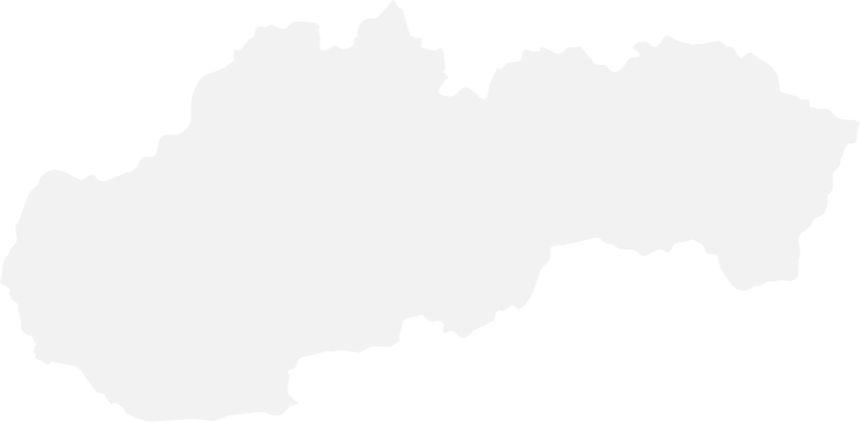 mapa SR